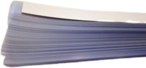 Clear Plastic Wire Shelf Label Holders for Metal & Price Channel Shelves - Repositionable Retail Price Tag Holders for Secure Pricing - 1000 Pieces in 2.5" L x 1.25" H, 10 mm in Kuwait