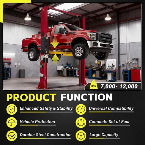 5215754 Car Lift Frame Cradle Pads Fits for BendPak Lifts Pre-2016 XPR-Series, GP-7, MaxJax M6K & Dannmar 2-Post Lifts，4 Set 35mm Auto Lift Adapter, Car Lift Adapter in Kuwait