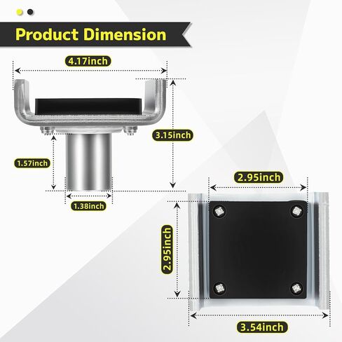 5215754 Car Lift Frame Cradle Pads Fits for BendPak Lifts Pre-2016 XPR-Series, GP-7, MaxJax M6K & Dannmar 2-Post Lifts，4 Set 35mm Auto Lift Adapter, Car Lift Adapter in Kuwait
