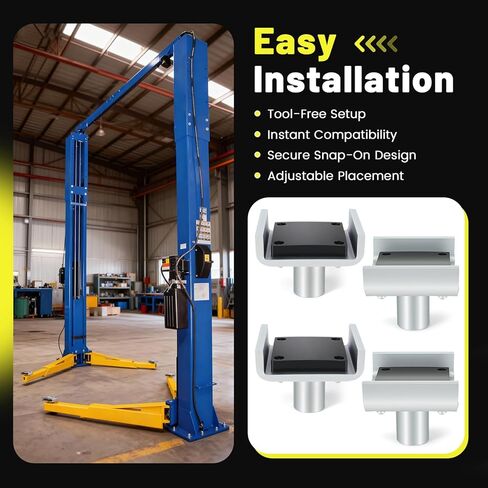 5215754 Car Lift Frame Cradle Pads Fits for BendPak Lifts Pre-2016 XPR-Series, GP-7, MaxJax M6K & Dannmar 2-Post Lifts，4 Set 35mm Auto Lift Adapter, Car Lift Adapter in Kuwait