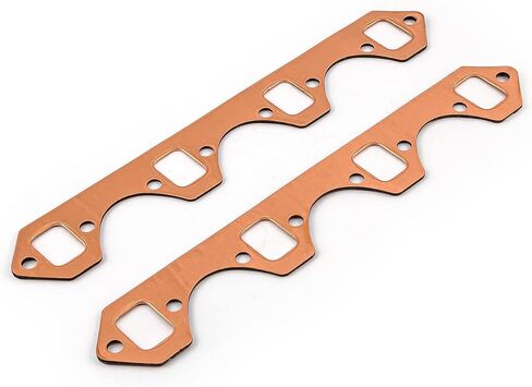 Speedmaster PCE355.1002 Compatible with Ford SB 289 302 351 Windsor Copper Exhaust Gasket Set in Kuwait