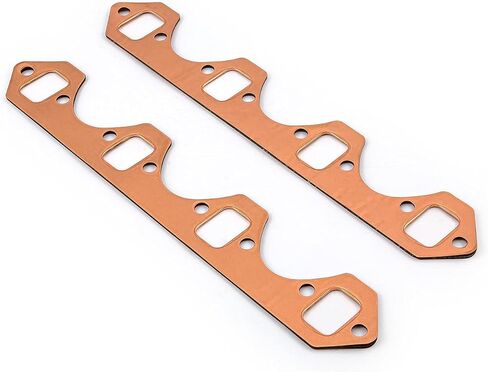 Speedmaster PCE355.1002 Compatible with Ford SB 289 302 351 Windsor Copper Exhaust Gasket Set in Kuwait