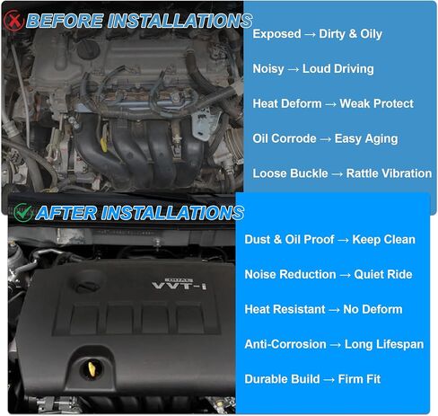 11212-37010 1121237010 VVT-i غطاء رأس الأسطوانة للمحرك العلوي مناسب لكزس RX300 1999-2003/RX330 2004-2006/RX350 2007-2018; غطاء مشعب سحب المحرك لتويوتا كورولا 2009-2019/كامري 2011-2016 in Kuwait