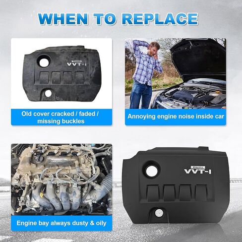 11212-37010 1121237010 VVT-i غطاء رأس الأسطوانة للمحرك العلوي مناسب لكزس RX300 1999-2003/RX330 2004-2006/RX350 2007-2018; غطاء مشعب سحب المحرك لتويوتا كورولا 2009-2019/كامري 2011-2016 in Kuwait