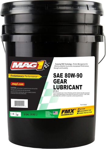 MAG 1 00825 SAE 80W-90 GL-5 Gear Oil - 5 Gallon Pail in Kuwait