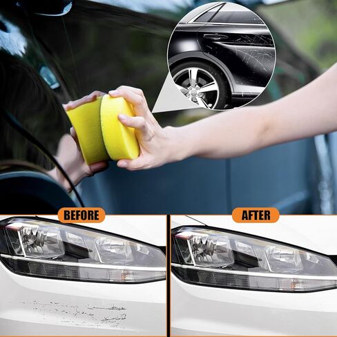 2026 Upgraded Scratch Remover for Vehicles, Car Scratch Remover with Wipe and Sponge, Car Scratch Repair Kit for Deep Scratches, Easy to Use and Effective for Car Paint Polishing & Repair in Kuwait