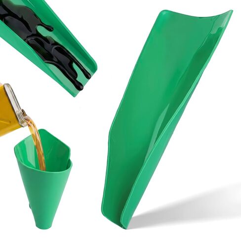 Flexible Oil Funnel, Reusable Oil Filter Funnel, Spill-Free Foldable & Moldable Oil Drain Tool Funnel for Clean Oil Changes, Car & Motorcycle Maintenance, Coolant & Other Fluids in Kuwait