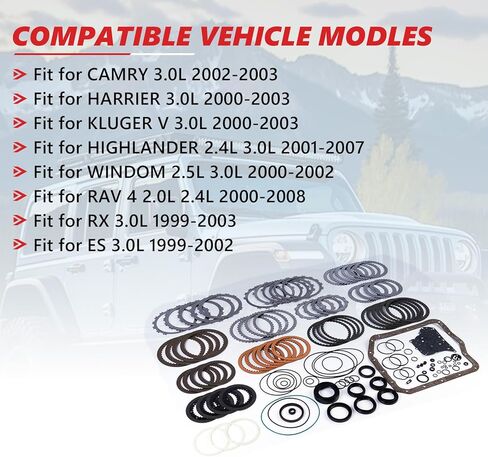 مجموعة إعادة بناء ناقل الحركة تناسب RAV4 CAMRY U140E U140F T13600A مجموعة إعادة بناء ناقل الحركة الأوتوماتيكي T13600A T13602A T136080A T136081A in Kuwait