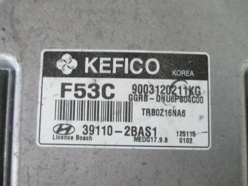Engine ECM Control Module Fits 12-14 Compatible with Hyundai Accent 39110-2BAS1 391102BAS1 in Kuwait