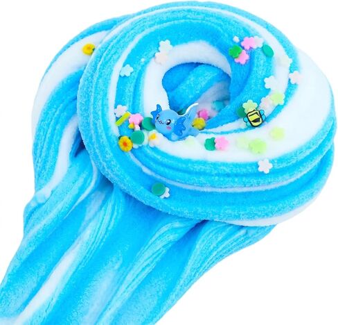 Slime Kit 9 Pack, with 3 Jelly Cube Crunchy Slime and 3 Cloud Slime and 3 Butter Slime, Soft and Non-Sticky, DIY Slimes Toys for Girls Boys, Kids Stress Relief Toy, Birthday Favor, Party Favors in Kuwait