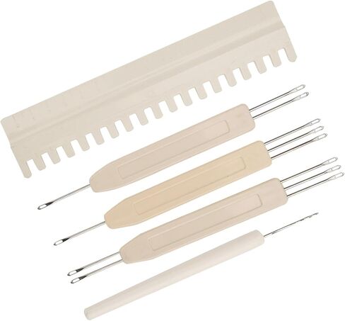 HilBeliFU 4.5mm Needle Pusher, Metal Crochet Knitting Machine Accessories, Knitting Machine Transfer Tool with Pusher Plate Compatible with KH581 KH811 KH821 Knitting Machines in Kuwait