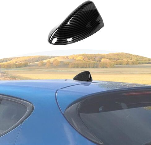 for Hornet Shark Antenna Toppers Cover Trim for Dodge Hornet 2024-Present Black Carbon Fiber Grain Exterior Accessories 1pc in Kuwait