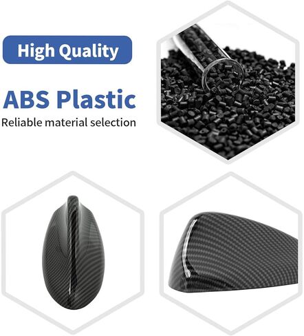 for Hornet Shark Antenna Toppers Cover Trim for Dodge Hornet 2024-Present Black Carbon Fiber Grain Exterior Accessories 1pc in Kuwait
