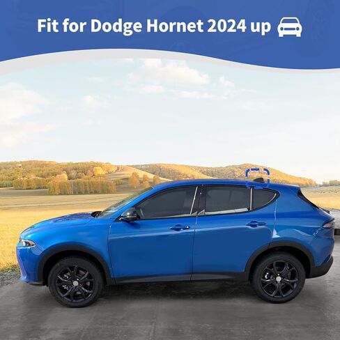 for Hornet Shark Antenna Toppers Cover Trim for Dodge Hornet 2024-Present Black Carbon Fiber Grain Exterior Accessories 1pc in Kuwait