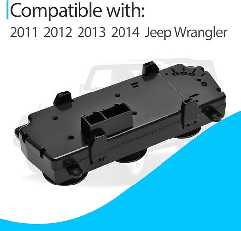 A/C Heater Climate Control Module Compatible with 2011-2014 Jeep Wrangler Replace 55111167 HVAC Heater Control Unit in Kuwait
