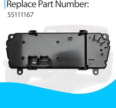 A/C Heater Climate Control Module Compatible with 2011-2014 Jeep Wrangler Replace 55111167 HVAC Heater Control Unit in Kuwait