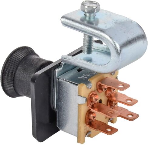 JEGS 3-Speed Fan Switch | for Auxiliary Heater Assembly | Use with JEGS Hot Rod Heaters | Off/Lo/Med/Hi Settings | Includes Switch, Faceplate, Mounting Bracket, Knob, & Wire Connecters in Kuwait