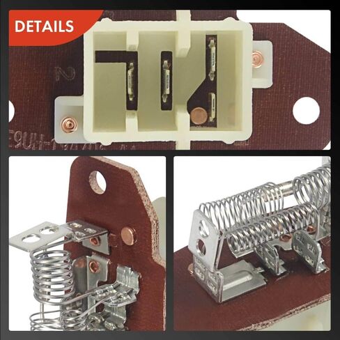 1 Pc Front HVAC Blower Motor Resistor for Compatible Climate System Applications in Kuwait