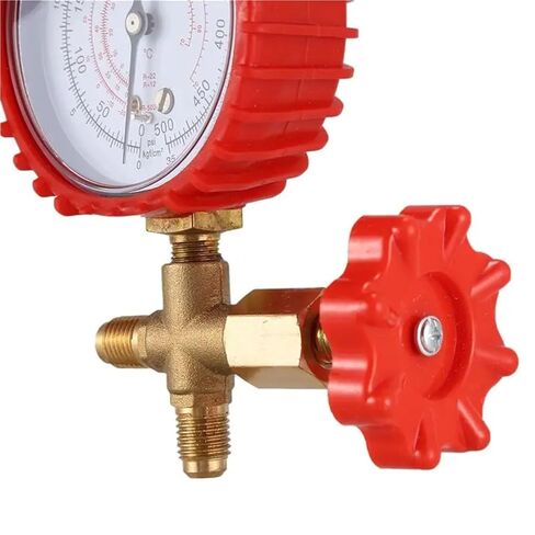 1 قطعة 2X مقياس ضغط المبردات تكييف الهواء إعادة شحن مقاييس الضغط ل R12 R502 R22 R410 R134A in Kuwait