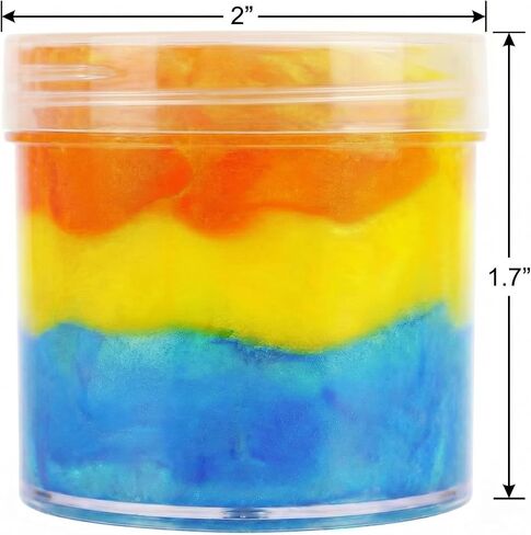 Galaxy Slime 4 Pack, Non-Sticky Wet Slime,Colorful, Stress Relief Toy, Party Favors for Boys Girls, Super Soft, 60ml Each in Kuwait