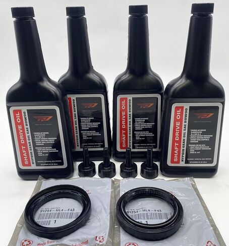 Genuine OEM Front & Rear Differential Axle Seals 91254-HL4-F43 With 80W90 Gear Oil For Honda Talon 1000 & Pioneer 1000 in Kuwait