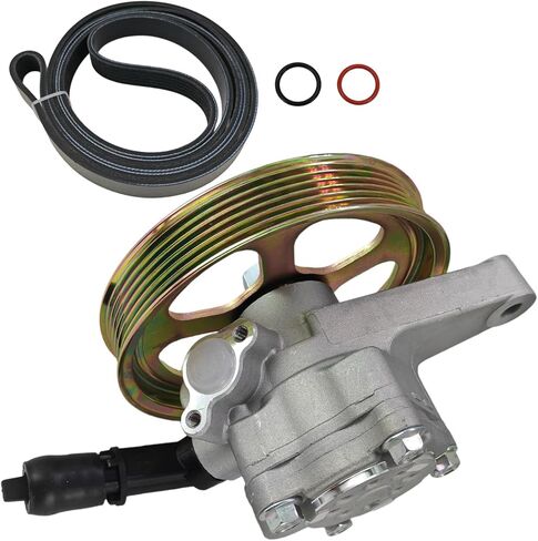 Power Steering Pump With Belt & O-Ring Fit for Acura MDX, Fit for Honda Odyssey Pilot, 3.5L 3.7L, Replace 56110PVJA01 56110RGLA02 in Kuwait