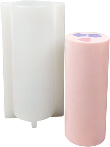 Large Cylinder Silicone Mold for Candle Making Epoxy Resin Molds Handmade Soap Cake Baking Home Decoration in Kuwait