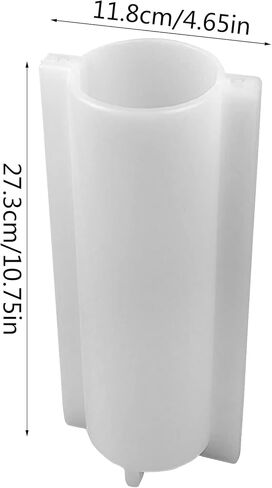 Large Cylinder Silicone Mold for Candle Making Epoxy Resin Molds Handmade Soap Cake Baking Home Decoration in Kuwait