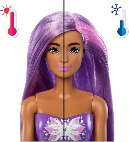 Barbie Mattel JFV58 Colour Reveal Mermaid, 3 Surprise Bags, 4 Accessories, Colour Changing, Various Models in Kuwait