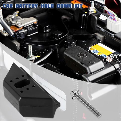 Base Clamp Car Battery Hold Down Kit, OEM#14005061 Vehicle Battery Tie Down Bracket with Stainless Steel Bolt, Automotive Replacement Accessory, Compatible with Avalanche Beretta CT6 in Kuwait
