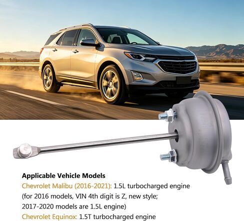 12687057 مشغل بوابة النفايات للشاحن التوربيني متوافق مع تشيفي ماليبو 2016-2023 1.5L Turbo & Equinox 1.5T، استبدل 12687056 12669064 in Kuwait