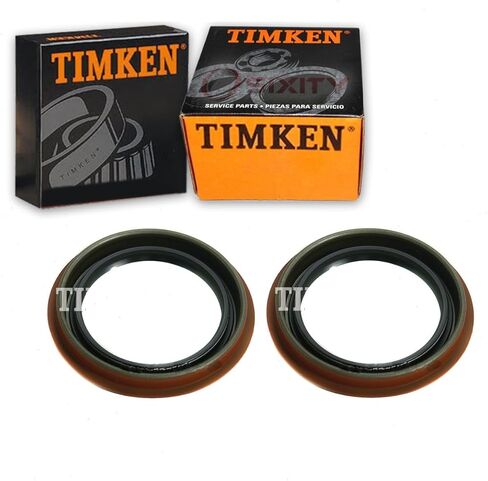 2 pc Timken Rear Wheel Seals compatible with Chevrolet Silverado 1500 1999-2017 in Kuwait