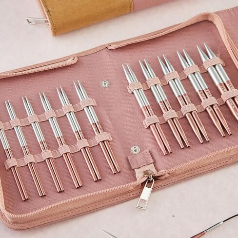 Knitter’s Pride Rosemist Regal Interchangeable Needle Set 5"" (13cm) – 11 US Sizes (2.5 to 11) in Kuwait