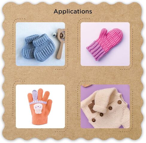 مجموعة إبر Knitter's Pride Rosemist الصغيرة القابلة للتبديل مقاس 2 بوصة (5 سم) - 8 مقاسات أمريكية (2.5 إلى 10) in Kuwait