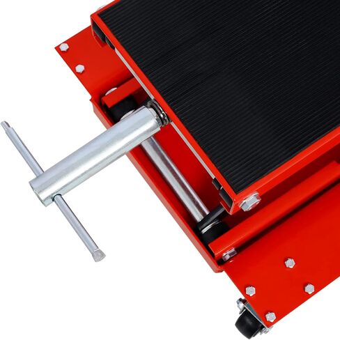 Gecheer 1100 lb Motorcycle Lift Jack with Dolly – Scissor Design, Wide Deck, Front/Rear/Center Tire Support, Portable Bike Stand for Cruisers, ATVs, UTVs, Dirt Bikes & Snowmobiles in Kuwait