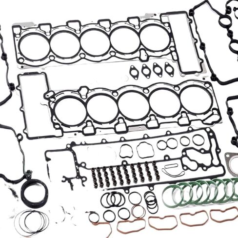 Cylinder Gaskets Seals Overhaul Kit Compatible with R8 Gallardo Huracan 5.2L V10 FSI Engines - Replaces OE 07L103383AH in Kuwait
