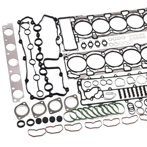Cylinder Gaskets Seals Overhaul Kit Compatible with R8 Gallardo Huracan 5.2L V10 FSI Engines - Replaces OE 07L103383AH in Kuwait