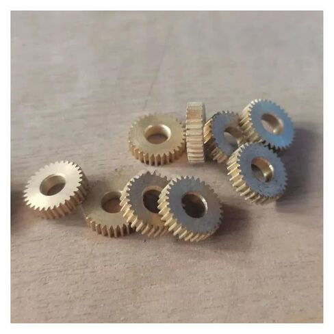 2pc 0.3 Module 31 Teeth Flat Copper Spur Gear Inner Hole 4mm Machining Small Module Gear in Saudi Arabia