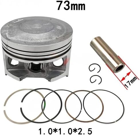 Motorcycle Parts Motorcycle Engine Piston Ring Kits Pistons Set for Ho-nda XR250 XR250L XR250R 1987-2004 Bore Size STD 73mm Accessories(Piston and Ring) in Kuwait