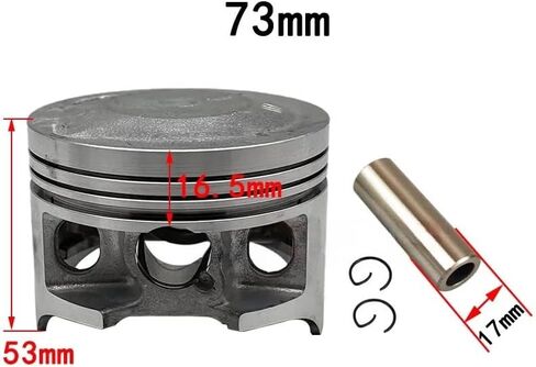 Motorcycle Parts Motorcycle Engine Piston Ring Kits Pistons Set for Ho-nda XR250 XR250L XR250R 1987-2004 Bore Size STD 73mm Accessories(Piston and Ring) in Kuwait