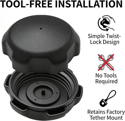 Fuel Cap 709000868 Replacement Compatible with Can-Am Maverick X3 Defender Commander Traxter 2018-2023 – Gas Tank Cap for ATV UTV, Fuel Tank Cap Replacement in Kuwait