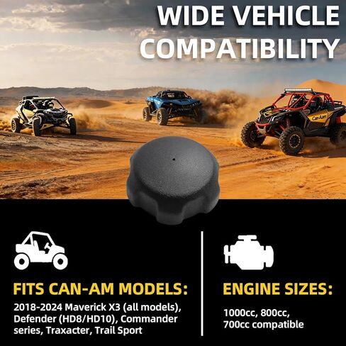 Fuel Cap 709000868 Replacement Compatible with Can-Am Maverick X3 Defender Commander Traxter 2018-2023 – Gas Tank Cap for ATV UTV, Fuel Tank Cap Replacement in Kuwait