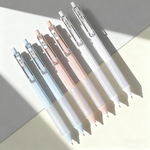 6 Pcs 0.18mm/0.28mm/0.38mm Ultra Fine point Smooth Writing Pens with Storage Box,Gel Ink Pens Retractable Pens Cute Pens Office School Supplies for Sketching Drawing stationery in Kuwait