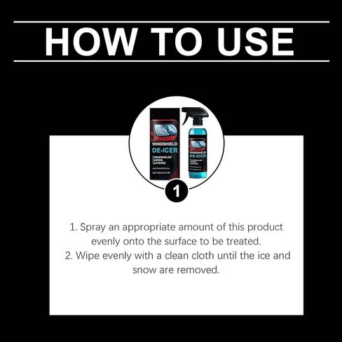 Snow Removal Spray for Car,Winter Glass Protection Liquid - Frost Snow Ice Removal Car Spray,for Truck Sedan RV Morning Routine Windscreen Rearview Mirror Side Glass Door Locks in Kuwait