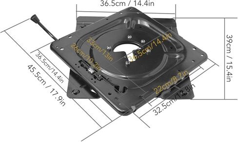Swivel Seat Replacement, Heavy Duty Swivel Seat Base 130kg Trailer Load Capacity in Kuwait