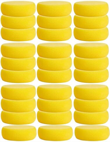 30Packs Round Paint Sponges Applicator - DIY Foam Sponges Art Craft Paint Sponges Applicator in Kuwait