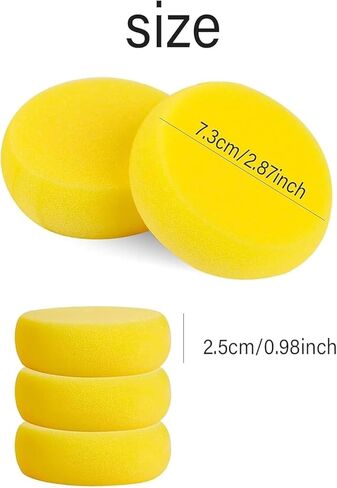 30Packs Round Paint Sponges Applicator - DIY Foam Sponges Art Craft Paint Sponges Applicator in Kuwait