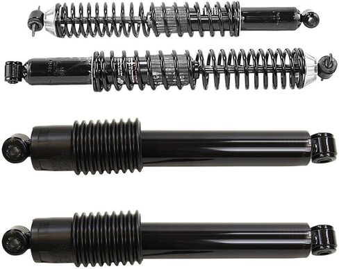 Shock Absorbers - Set of 4 Shocks Front and Rear, Shock Absorber Front and Rear, Shock Absorber Set Automotive Replacement Shocks Fits Chevrolet S10 Blazer Fits GMC S15 Fits GMC S15 Jimmy 1983 in Kuwait