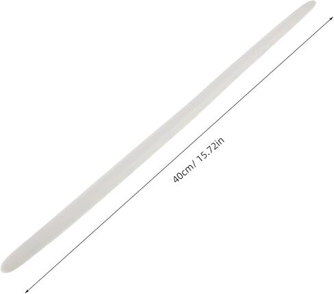 INOOMP Car Door Anti-Collision Silicone Protector Strips 40cm White Extended Set of 2 with Adhesive Anti-Scratch Car Side Door Bumper Guards Edge Protection in Kuwait