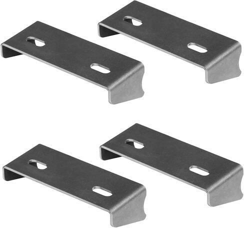 4-Pack Weld-On Transfer Case/Transmission Crossmember Mount Brackets — Fits 1.5" Tube, Universal in Kuwait